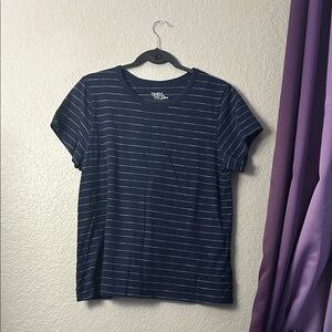 Navy Striped T-Shirt